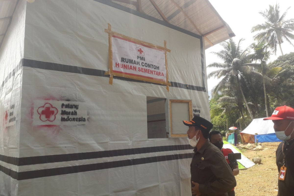 W Pasaman earthquake: Red Cross builds temporary houses for evacuees