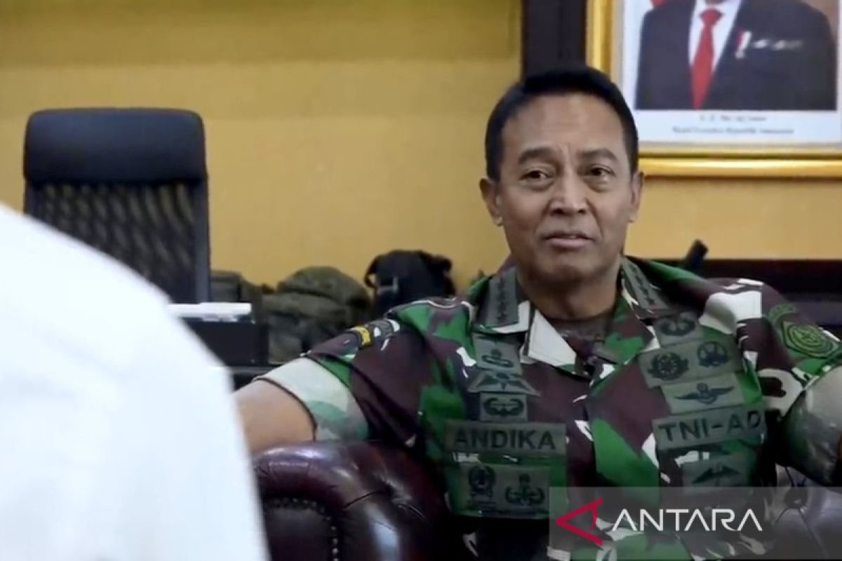 Panglima Andika pastikan TNI bantu Polri hadapi tantangan keamanan pada 2022