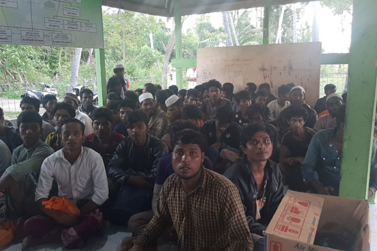 114 imigran Rohingya terdampar di Bireuen