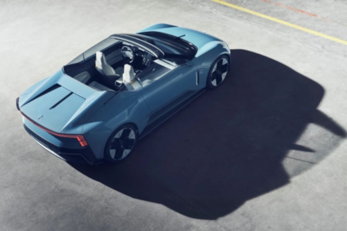 Roadster listrik konsep Polestar O2 hadir dengan drone terintegrasi