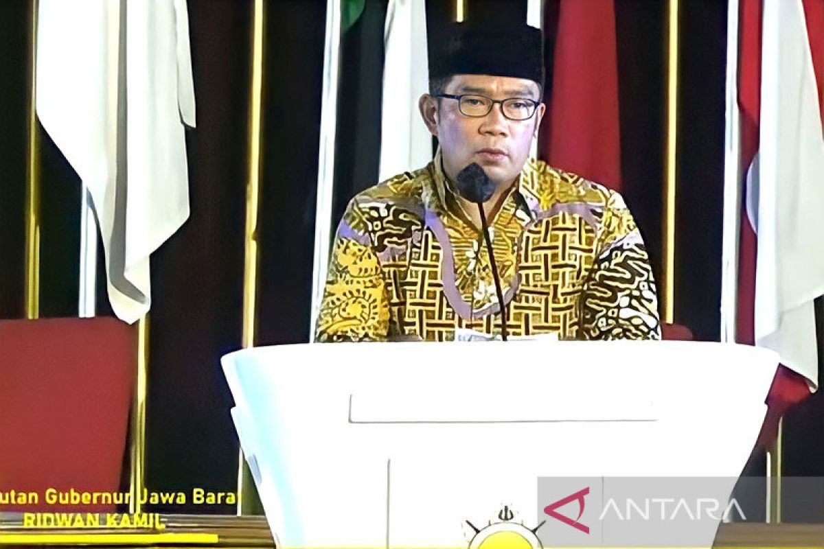 Ridwan Kamil doakan Airlangga jadi presiden di Munas AMPI