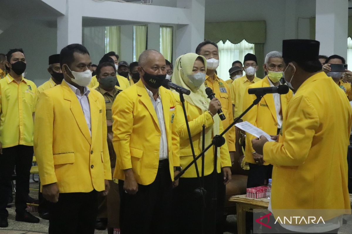 Kepengurusan DPD Golkar HSS periode 2020-2025 resmi dilantik