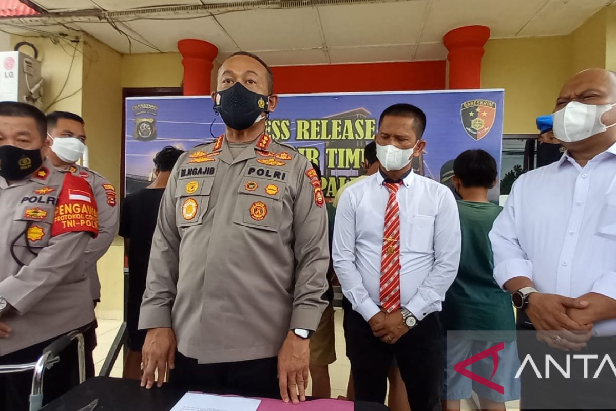 Polisi Pelembang tangkap lima remaja pelaku begal sadis