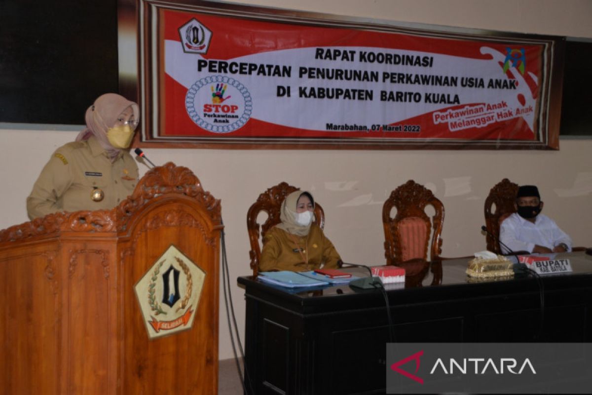 Bupati berharap angka pernikahan anak di Batola turun