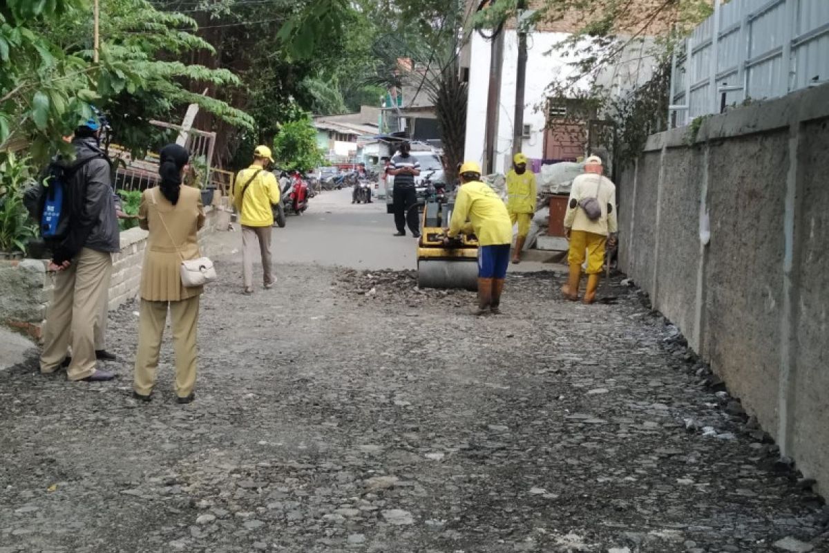 Sudin Bina Marga percepat perbaikan jalan rusak di Jakarta Utara