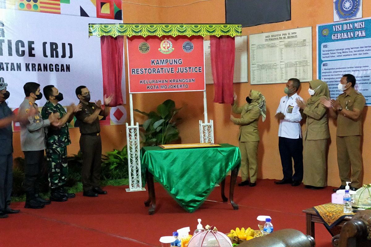 Kelurahan Kranggan Mojokerto percontohan kampung "restorative justice"