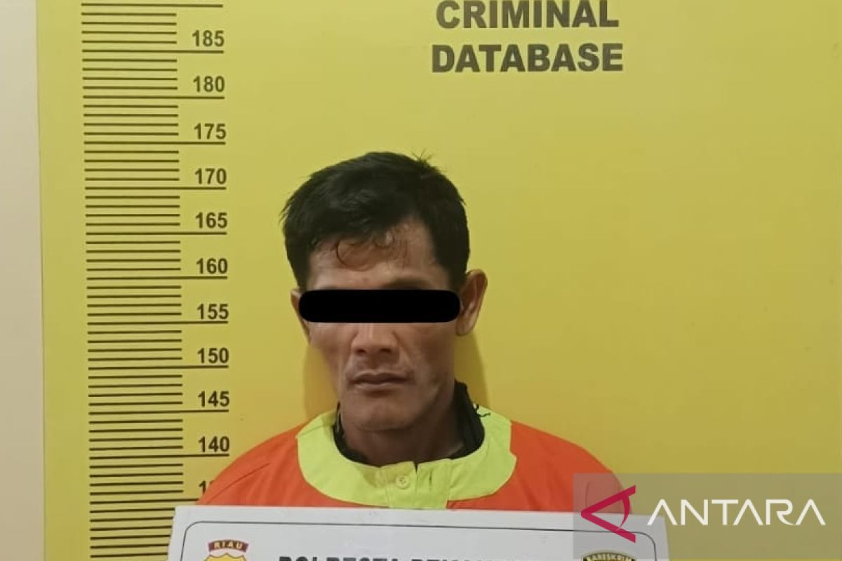 Gagal mencuri, pria di Pekanbaru ini digiring ke kantor polisi