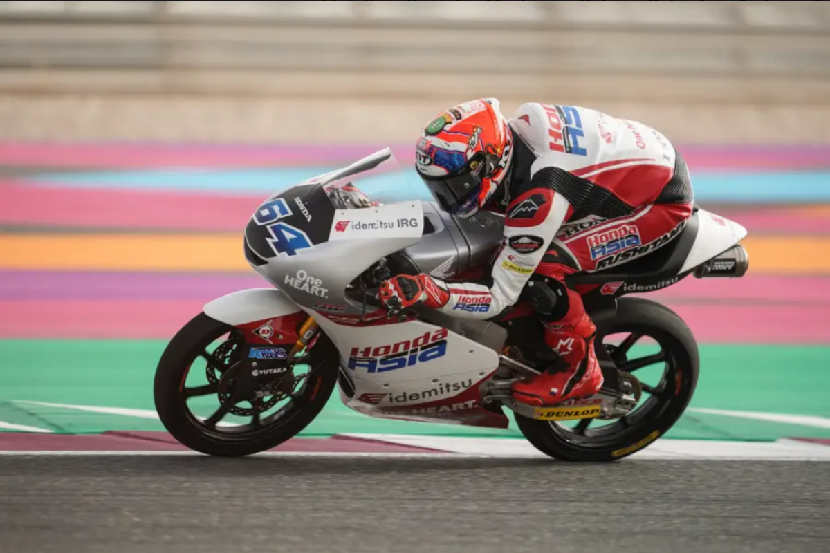 Pebalap Indonesia Mario Aji penuhi target debut Moto3 di Qatar