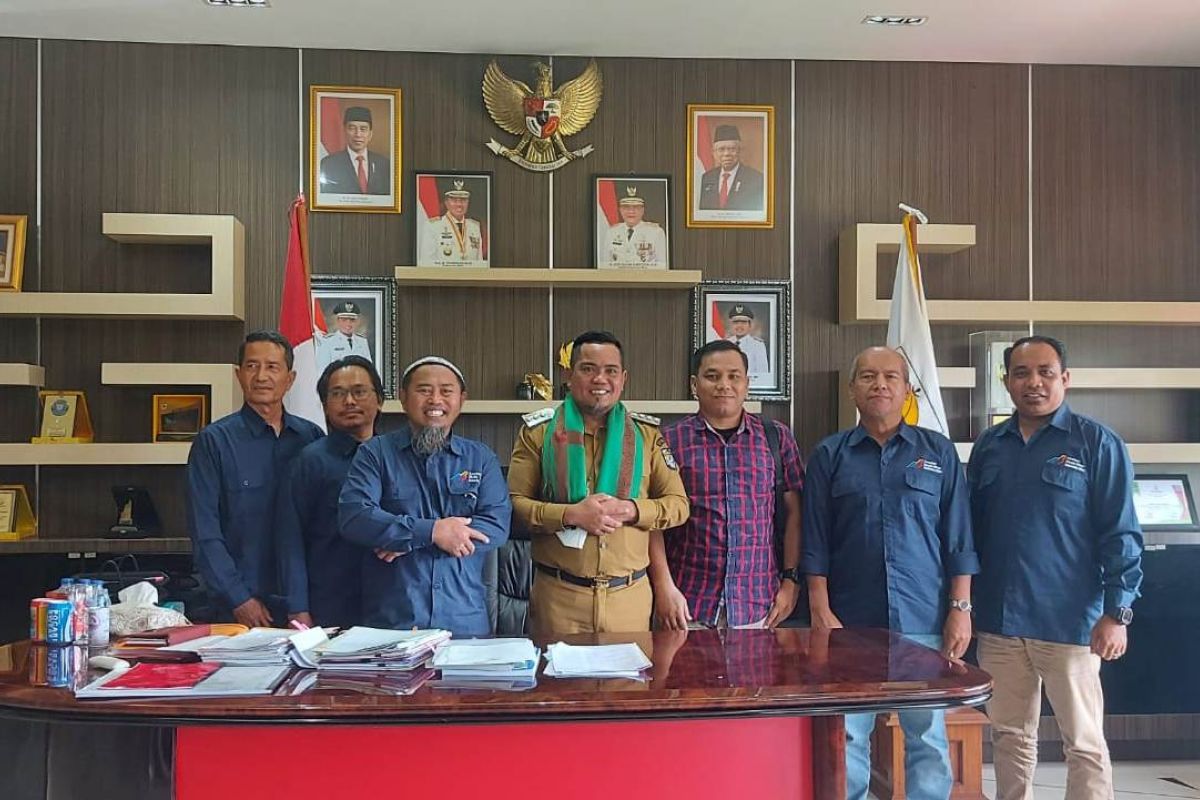 Temui pengurus AMSI Riau, Bupati Pelalawan akan berlakukan Pergub Kerjasama Media