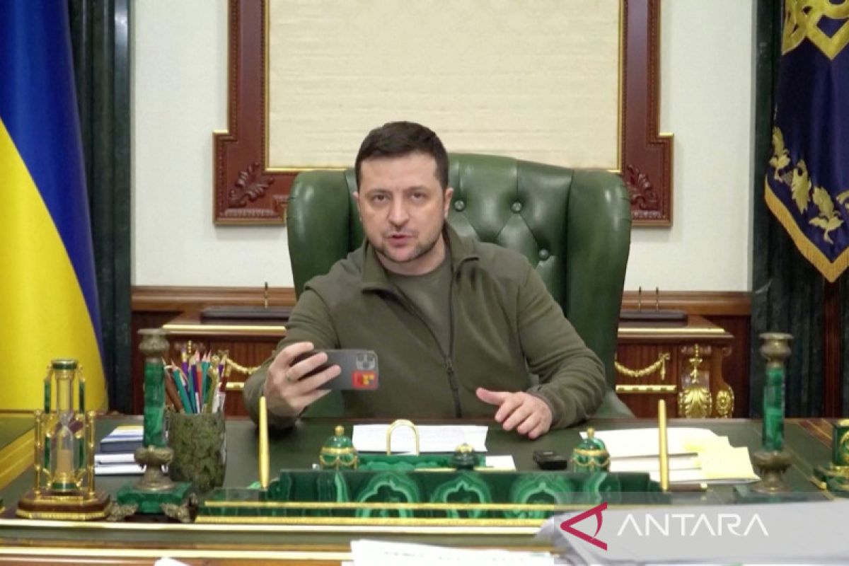 Zelenskyy: Berunding dengan Rusia berat diwarnai konfrontasi