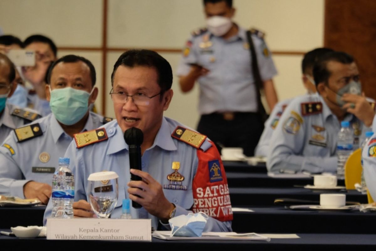 Kemenkumham tempuh  pembinaan atasi kapasitas lebih di lapas dan rutan