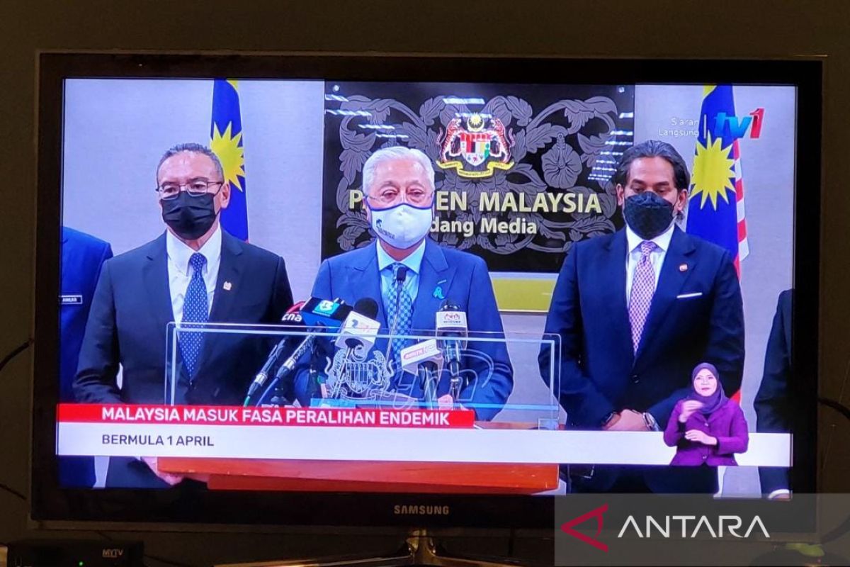PM Ismail Sabri : Malaysia memasuki fase transisi endemik mulai 1 April 2022