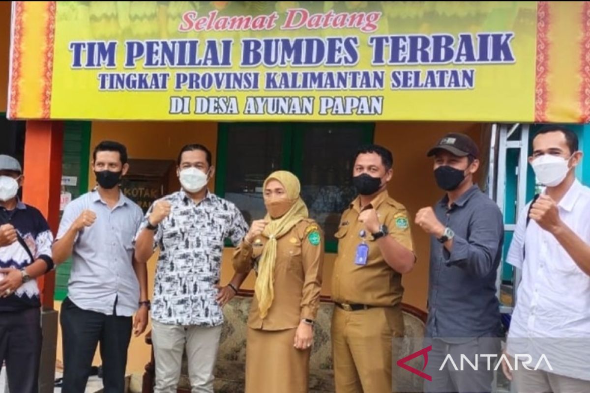 Bumdes Desa Ayunan Papan wakili Tapin kontes Bumdes Terbaik Kalsel