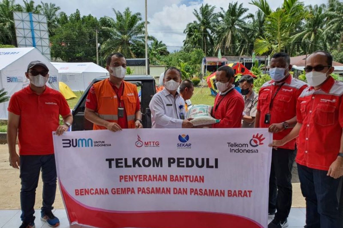 Telkom gerak cepat salurkan bantuan bagi korban bencana alam di Sumbar