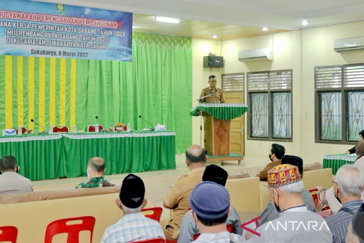 Musrenbang Sukakarya dibuka, begini pesan wali kota Sabang