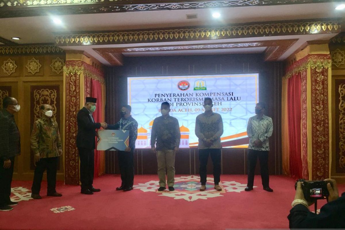 LPSK serahkan kompensasi Rp1,13 M untuk korban terorisme di Aceh