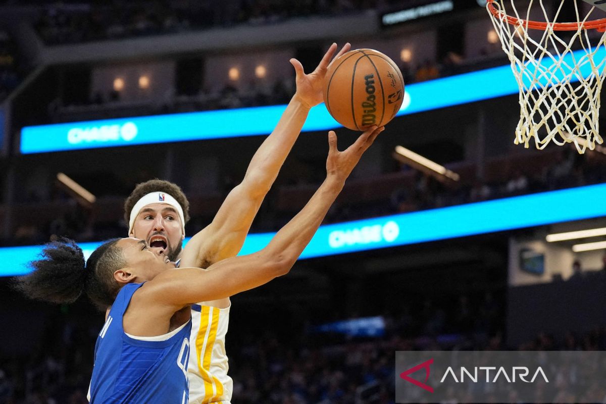 Klay Thompson bantu Warriors bangkit kalahkan Utah Jazz