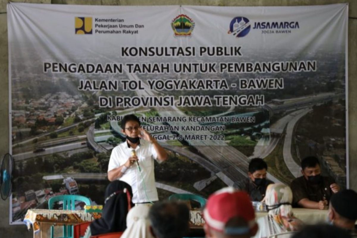 Pembangunan Tol Yogyakarta-Bawen masuki tahap  penetapan lokasi