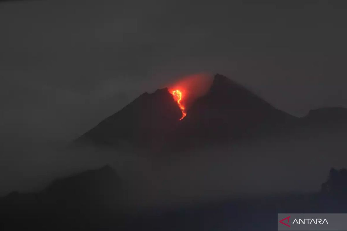 Guguran lava Merapi rata-rata 140 kali/hari