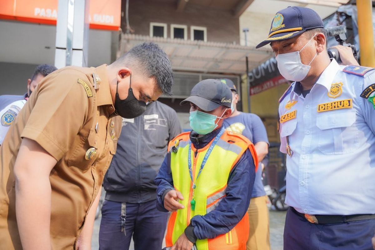 Dishub Medan: Jukir e-parking dilarang terima retribusi tunai