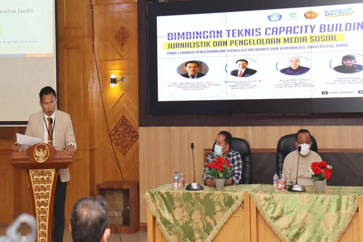 Humas Unja gelar bimtek capacity building jurnalistik dan medsos