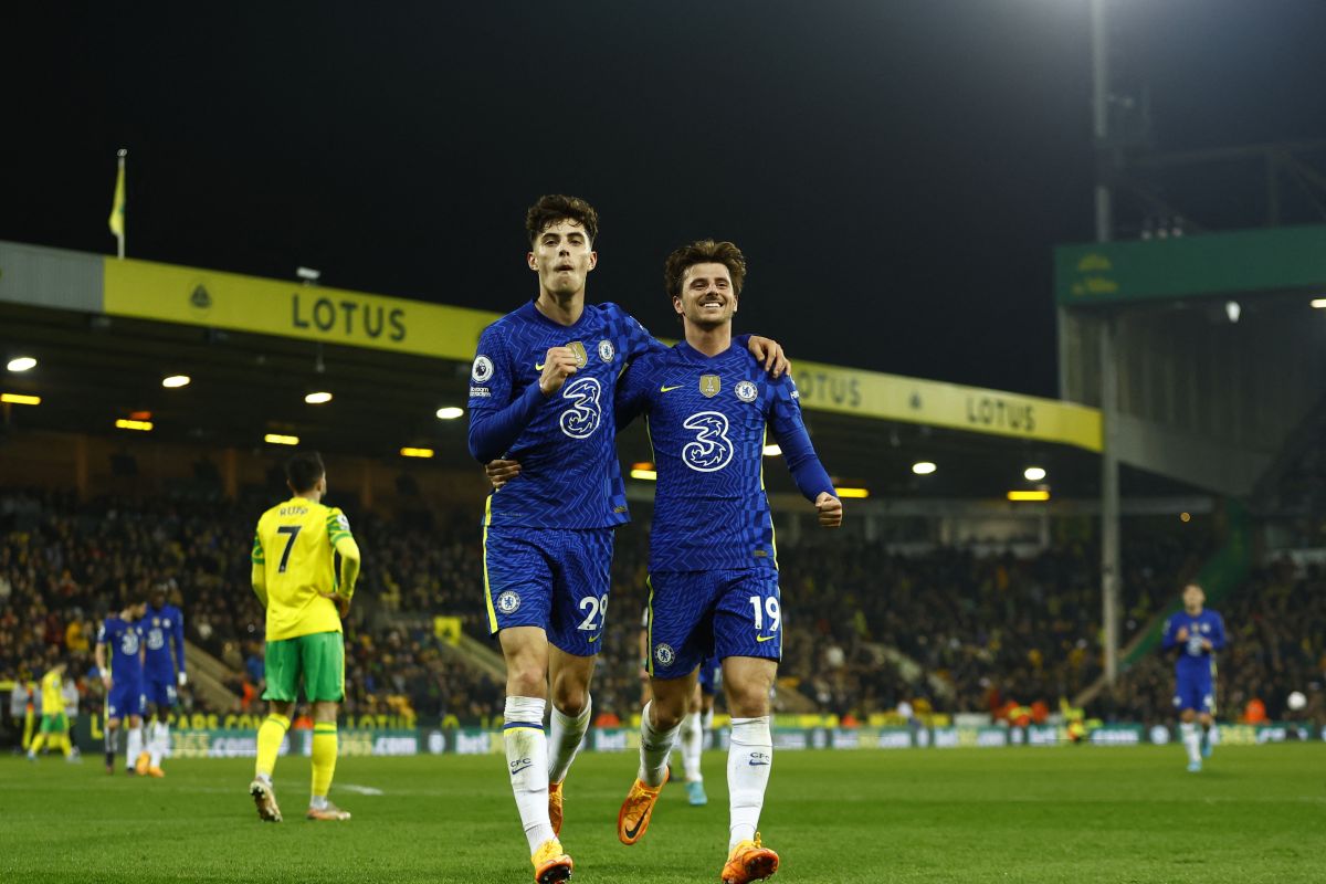 Chelsea menang 3-1 dikandang Norwich City