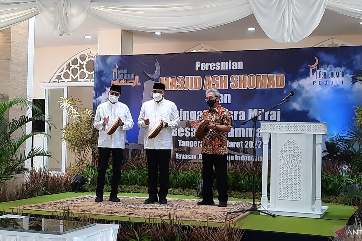 Menteri Perhubungan resmikan Masjid Ash Shomad di Kabupaten Tangerang
