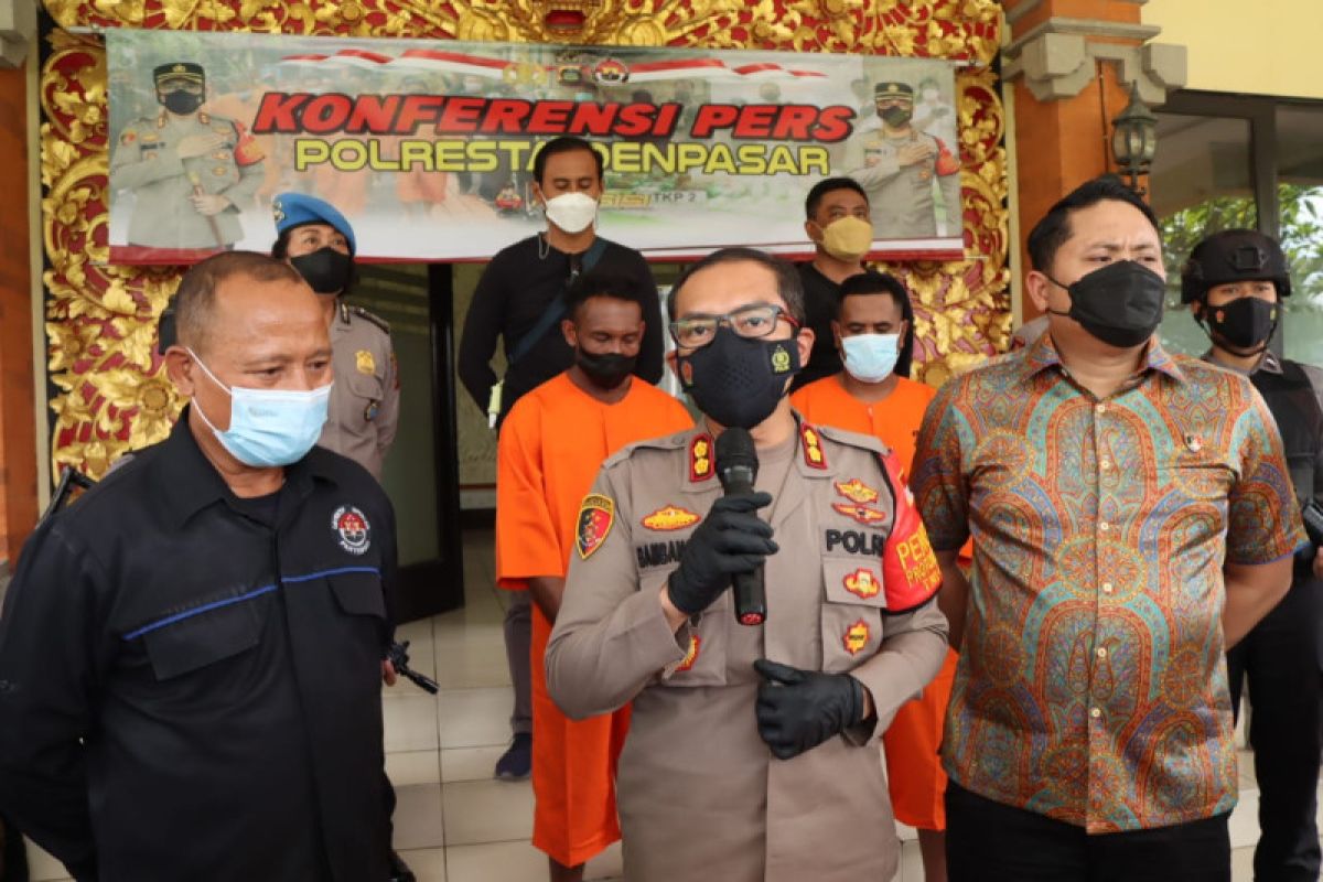 Polresta Denpasar tahan dua pelaku kekerasan anak yang viral di medsos