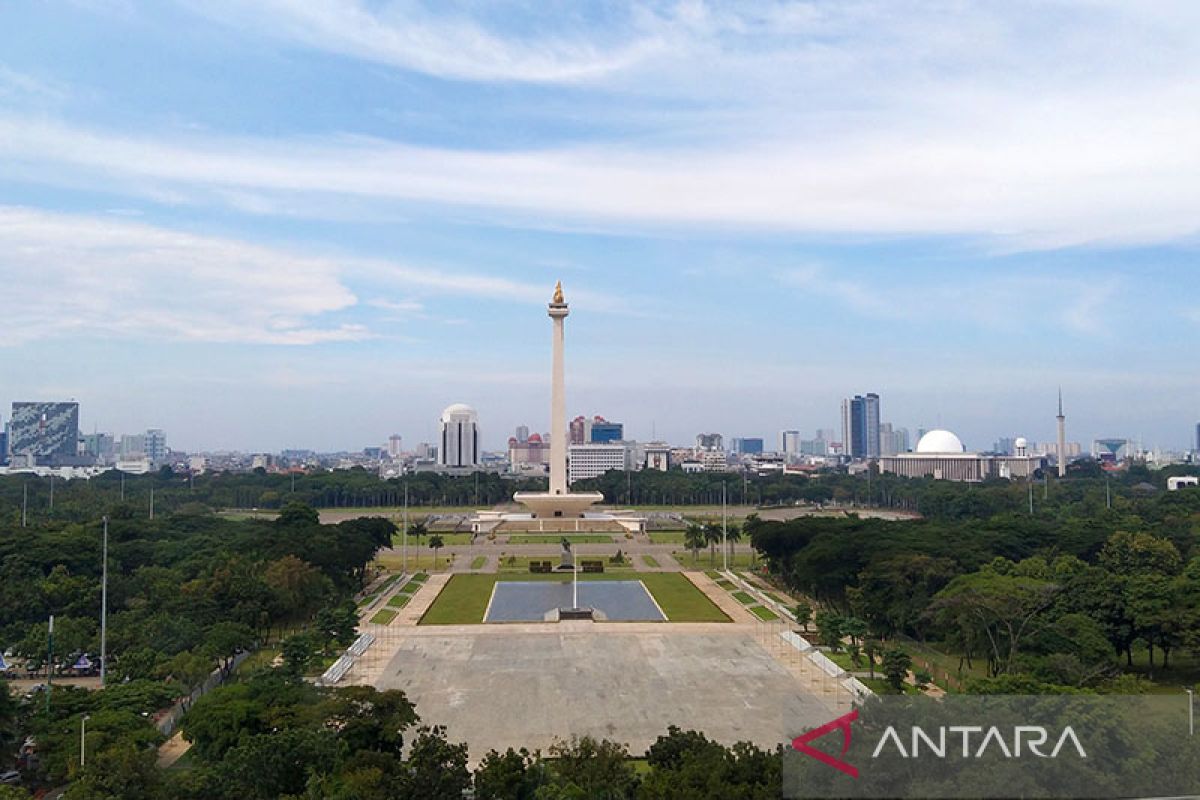 Sabtu, cuaca Jakarta cerah berawan dan berawan hingga malam