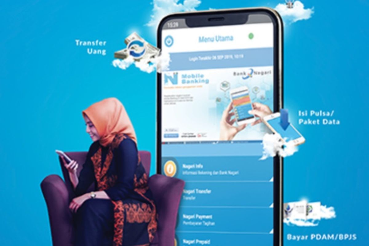 Memetik kemudahan  transaksi digital di Nagari Mobile Banking