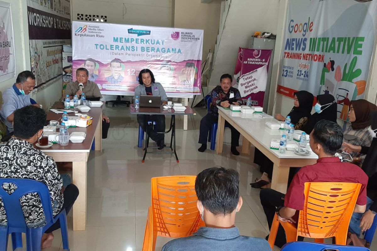 AJI dan AMSI gelar diskusi publik toleransi beragama di Tanjungpinang