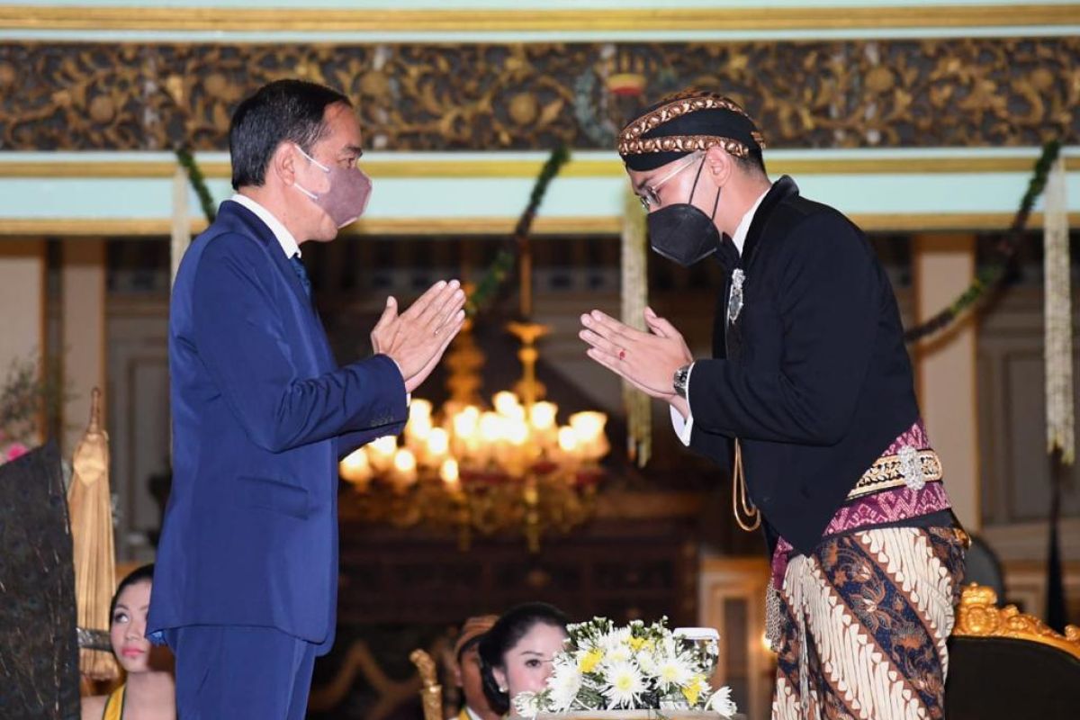 Presiden Jokowi ucapkan selamat atas pengukuhan KGPAA Mangkunagoro X