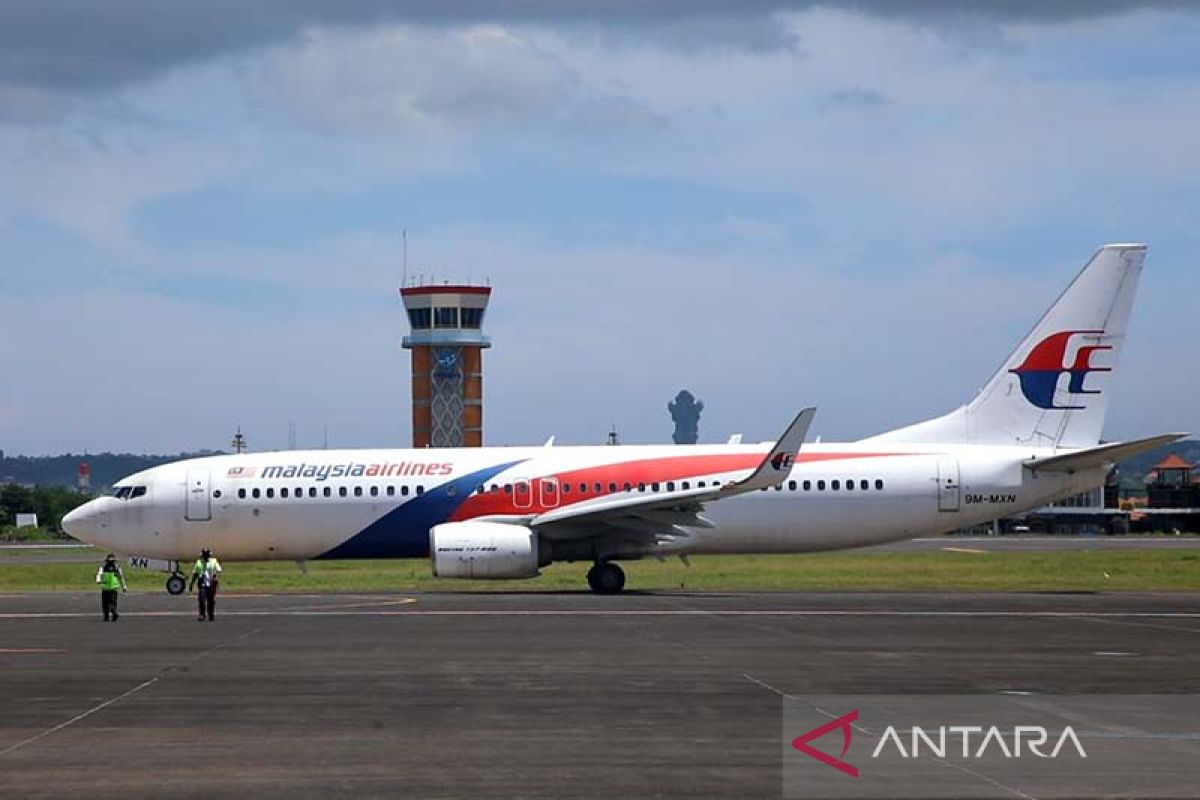 Malaysia Airlines terbang perdana ke Bandara  Gustri Ngurah Rai Bali