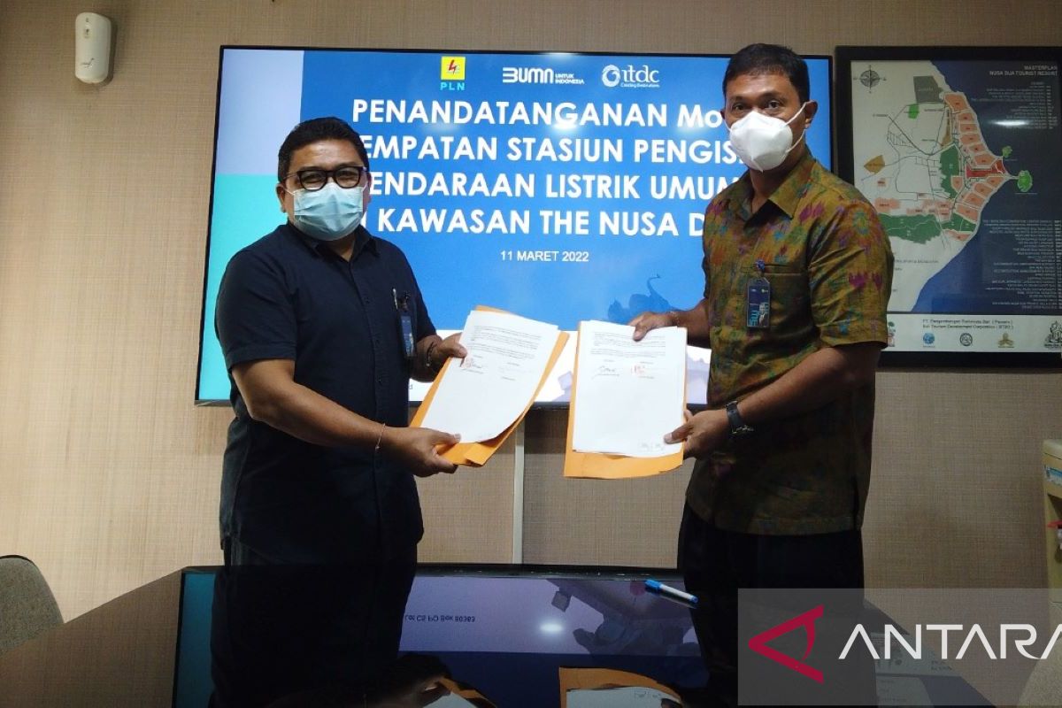 PLN-ITDC bangun SPKLU "Ultra Fast Charging" di Parkir Sentral Nusa Dua