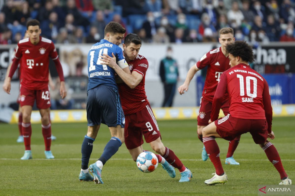 Bayern Muenchen bermain imbang 1-1 di markas Hoffenheim