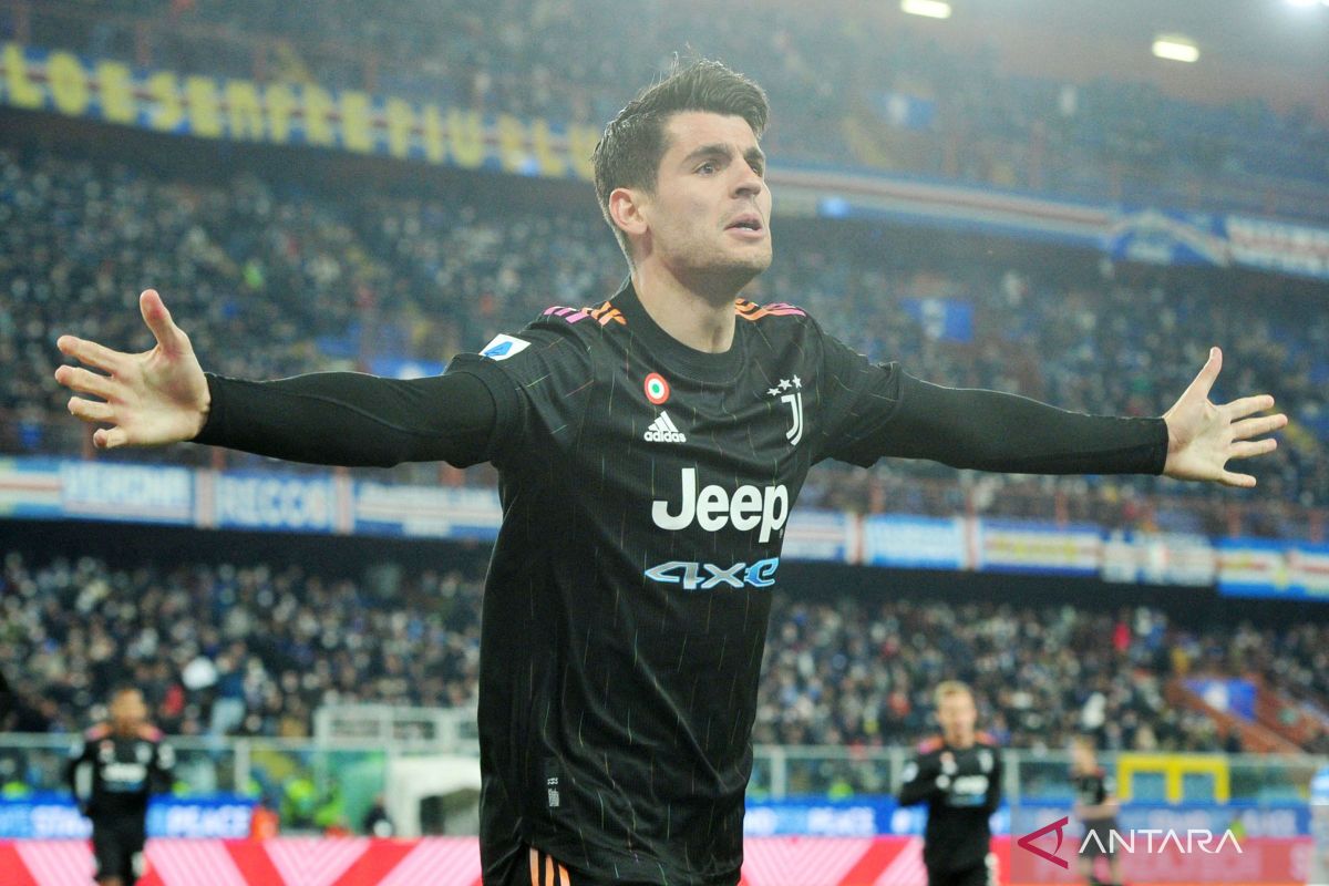 Dua gol Morata membantu Juventus tekuk Sampdoria 3-1