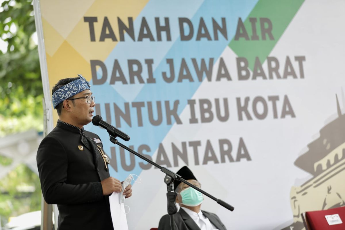 Jawa Barat berhasil menghimpun tanah dan air untuk IKN