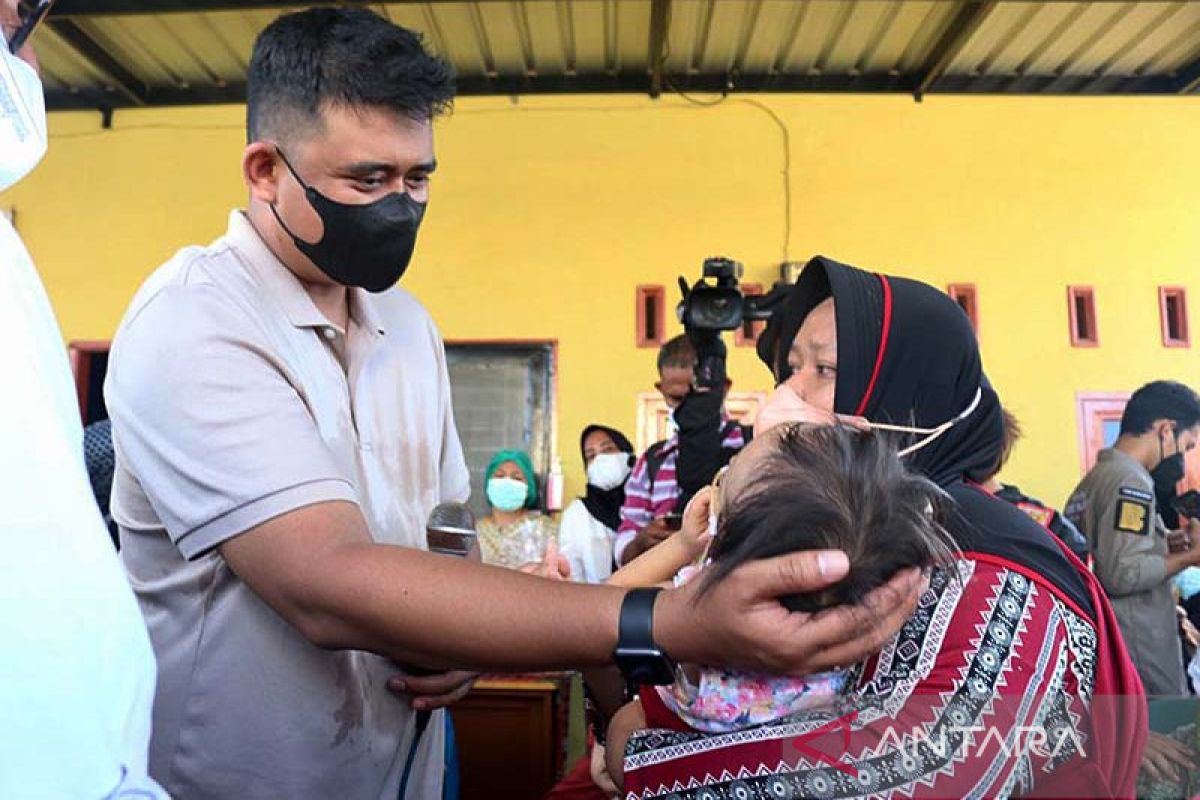 Wali Kota Medan beri perhatian anak alami kelainan fisik di mulut