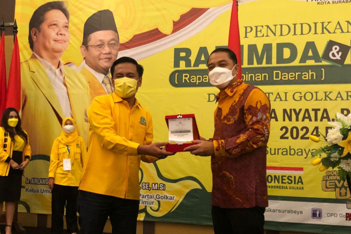 Rapimda-Rakerda Golkar Surabaya siapkan strategi hadapi Pemilu 2024
