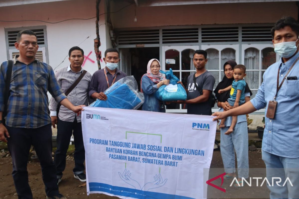 PNM Padang salurkan bantuan korban gempa Pasaman Barat tahap II