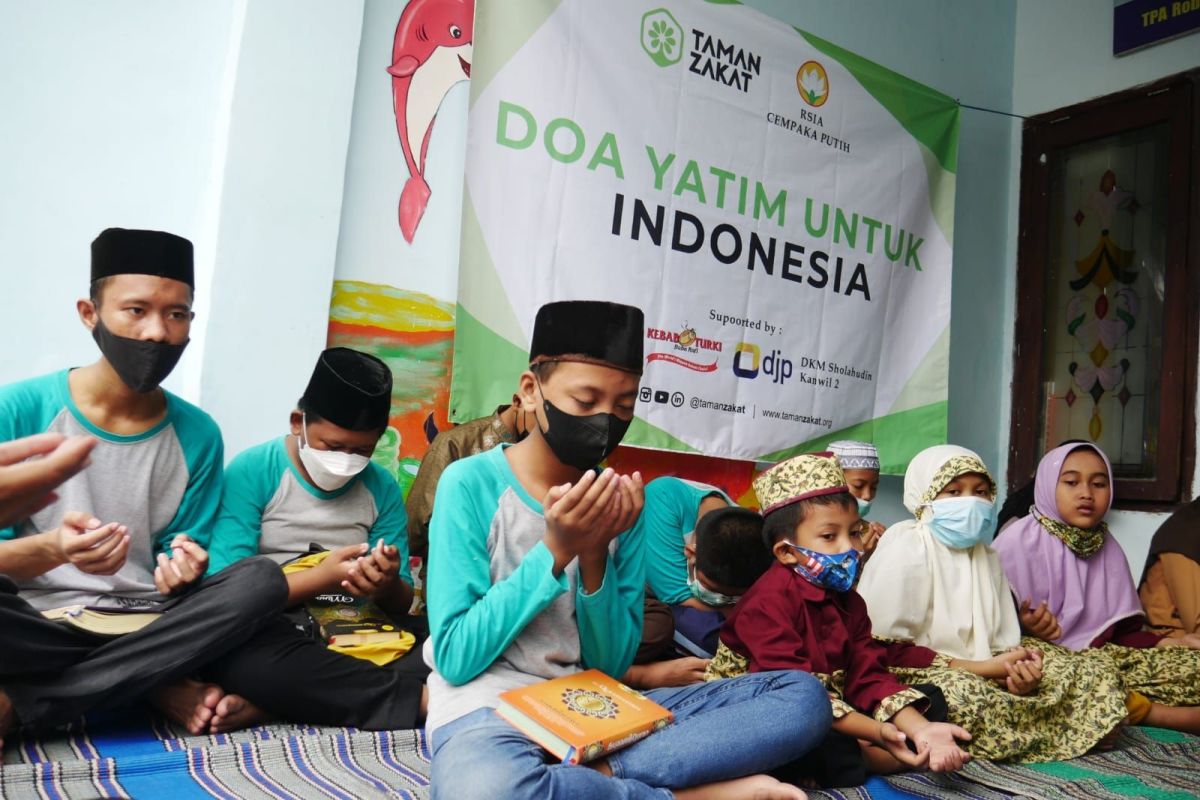 LAZ Taman Zakat gelar doa yatim untuk Indonesia