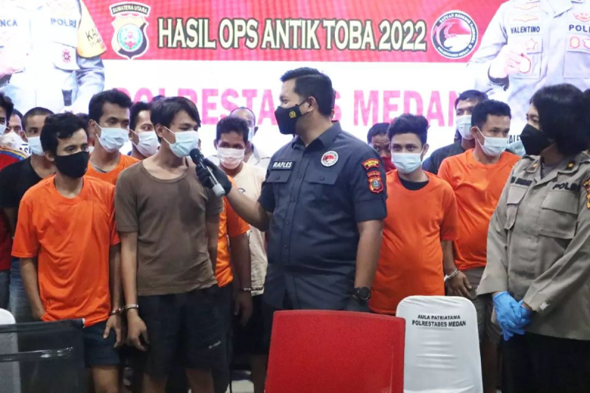 Polrestabes Medan tangkap 105 tersangka penyalahgunaan narkotika