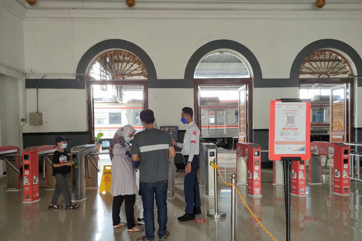 Stasiun Bogor ketatkan pemindaian pedulindungi bagi penumpang