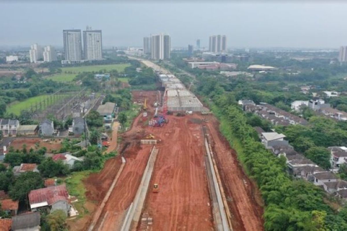 Tol Serpong-Balaraja 1A ditargetkan rampung pertengahan 2022