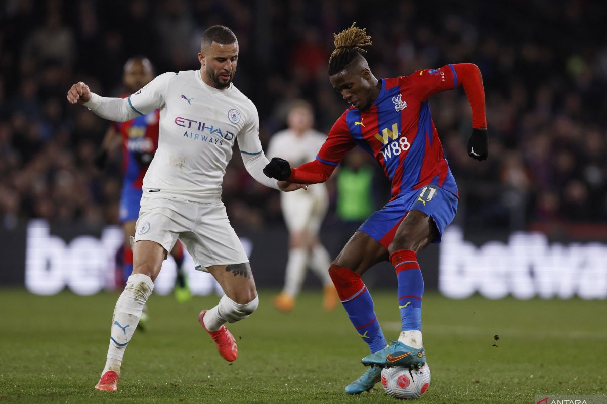 Manchester City bermain imbang 0-0 di kandang Crystal Palace