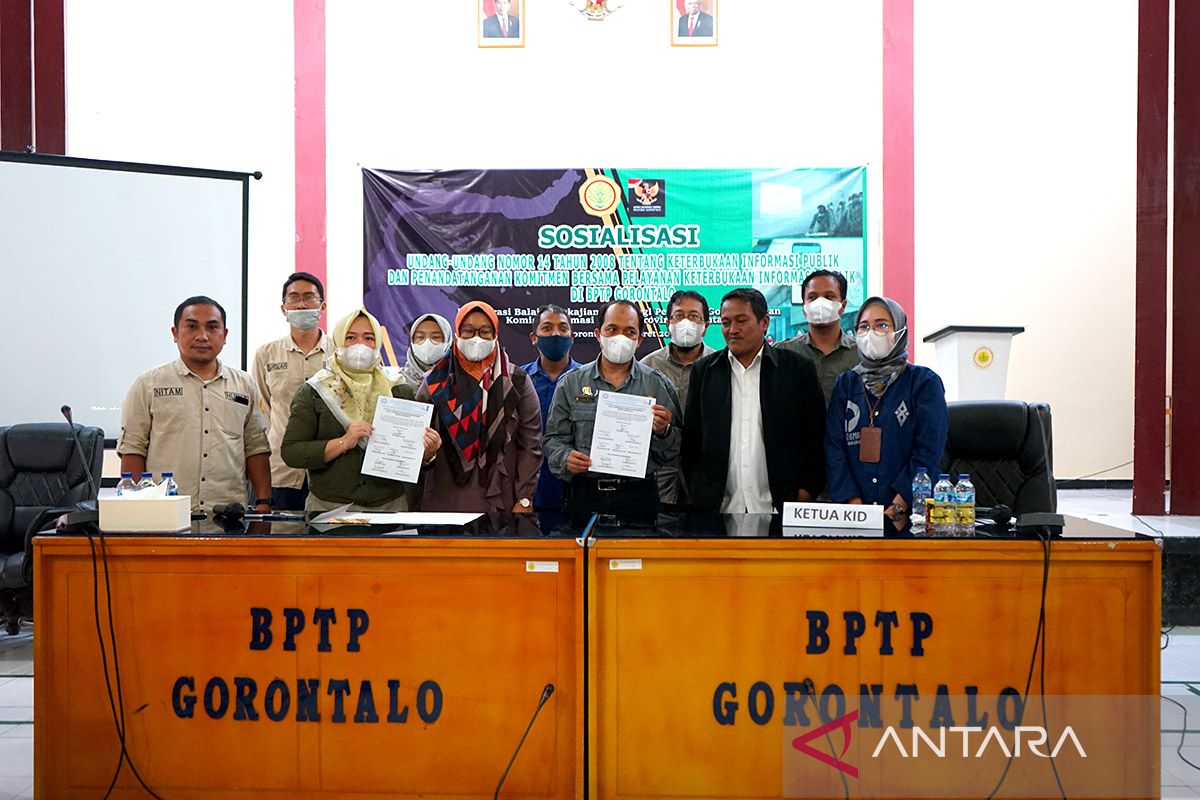 BPTP Gorontalo komitmen tingkatkan pelayanan keterbukaan informasi
