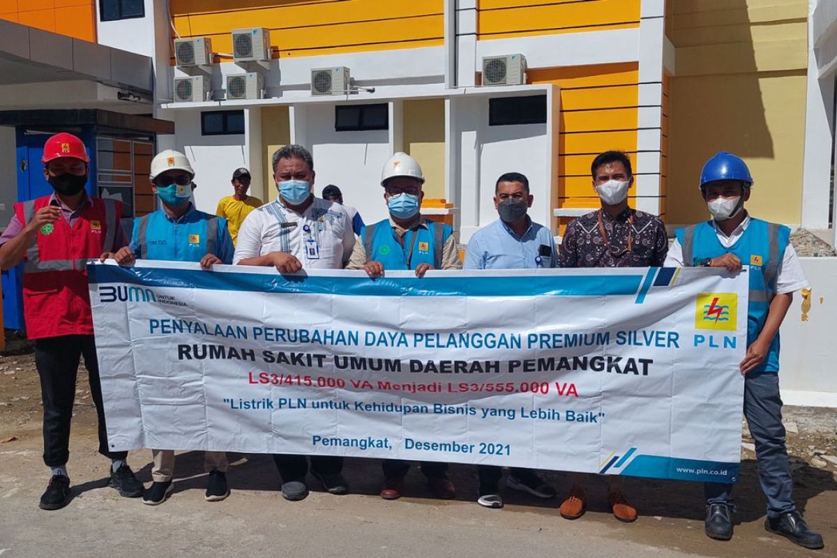 PLN sambung listrik premium RSUD Pemangkat dengan Daya 555 kVA