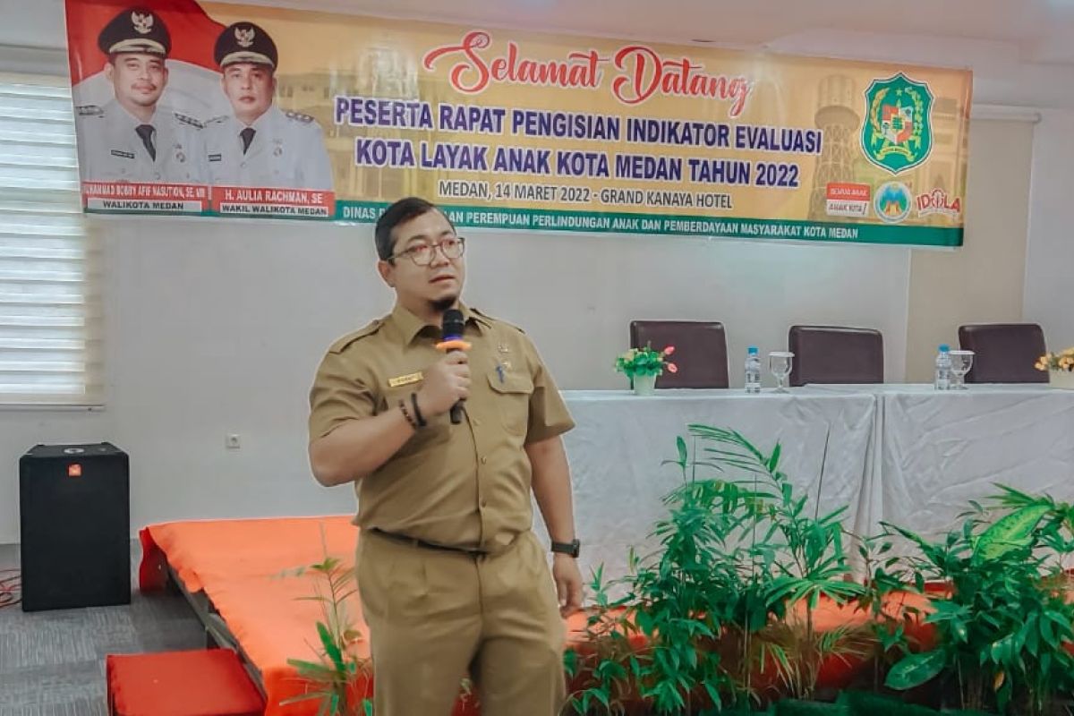 Pemkot Medan targetkan raih predikat tertinggi Kota Layak Anak tahun ini