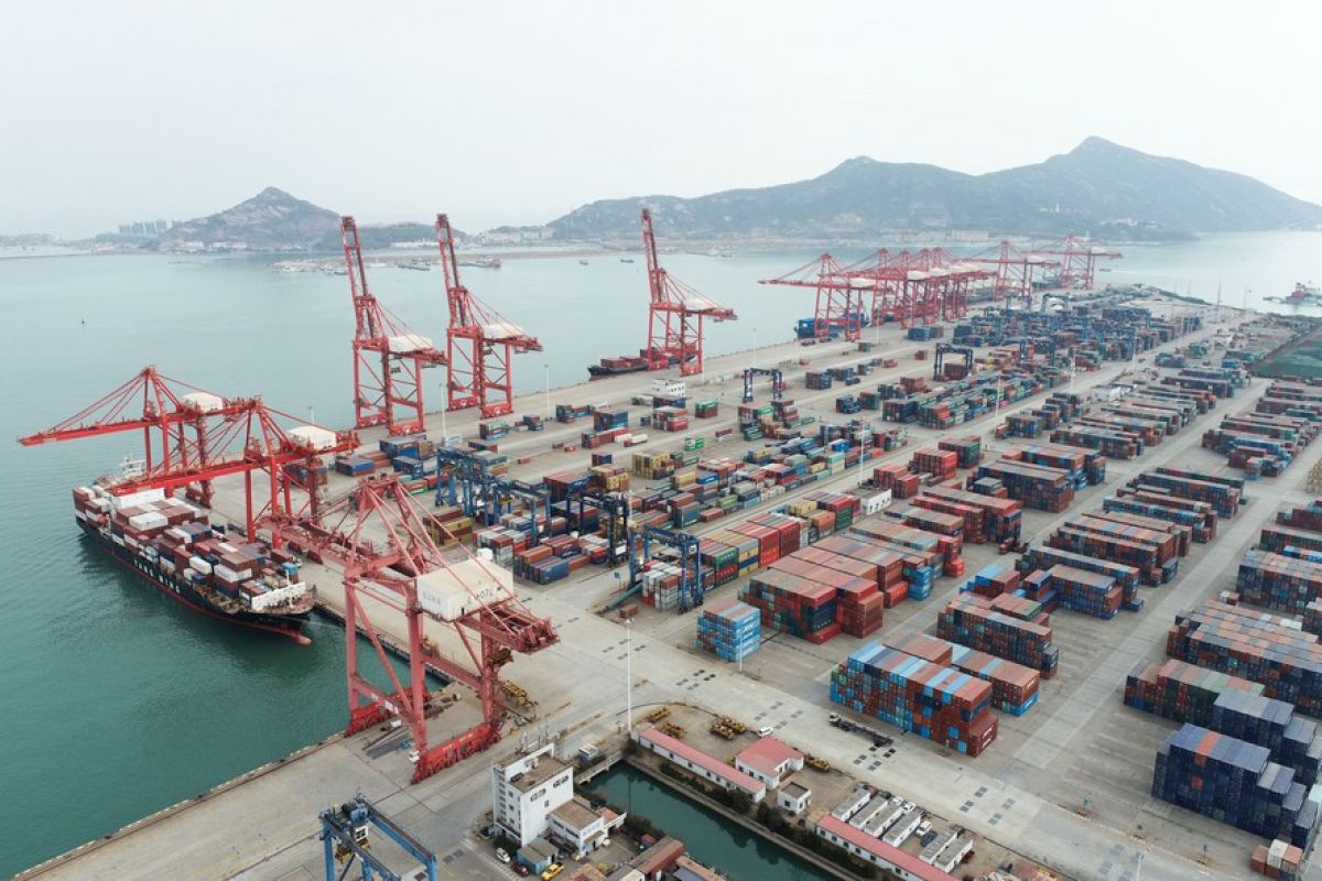 Perdagangan luar negeri Jiangsu di China naik 15,1 persen pada Januari-Februari 2022
