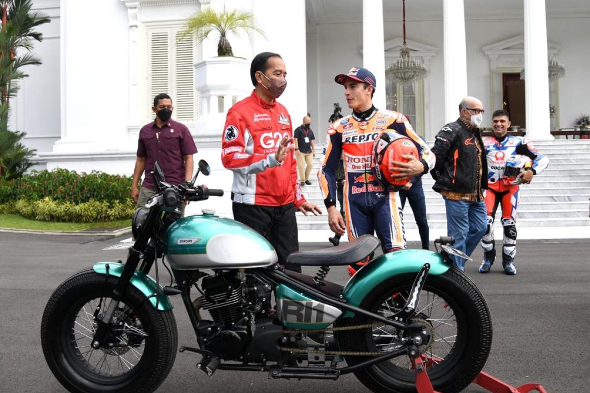 Sejumlah pembalap MotoGP sampaikan kesan saat bertemu Presiden Jokowi